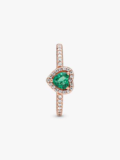 Anel Sparkling Elevated Heart
