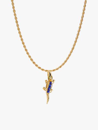 Conjunto de Presente Lagarto Dourado