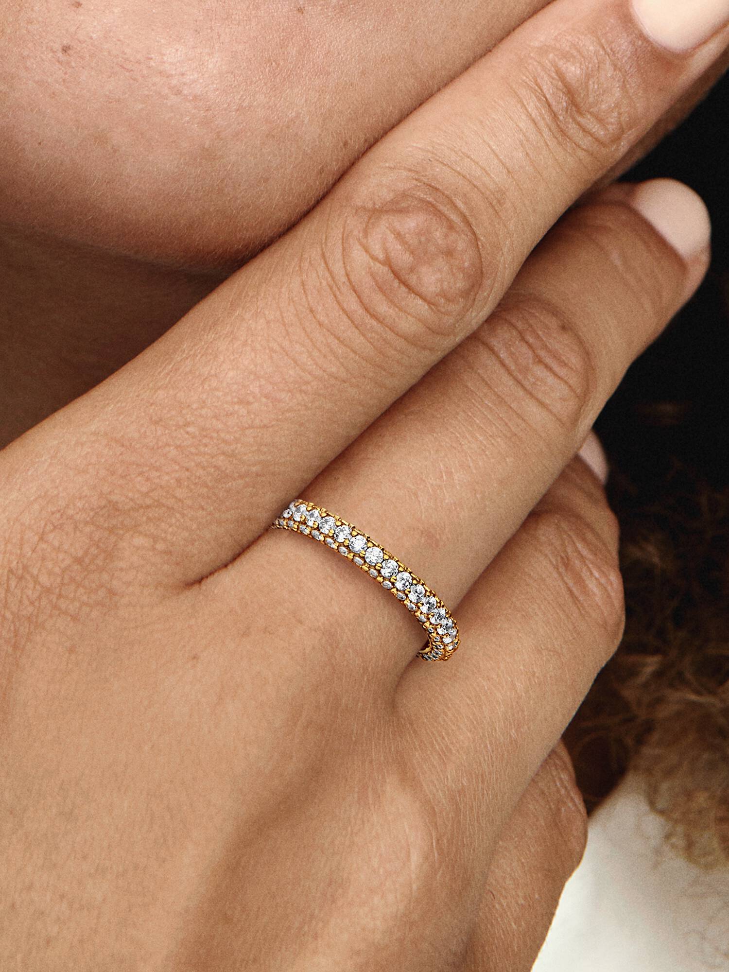Anel Pandora Timeless Pavé