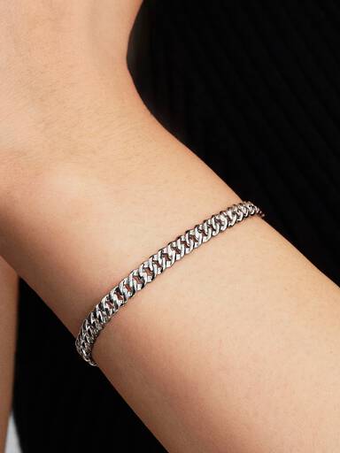 Pulseira de Corrente Cubana
