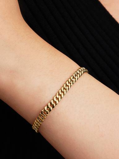 Pulseira de Corrente Cubana