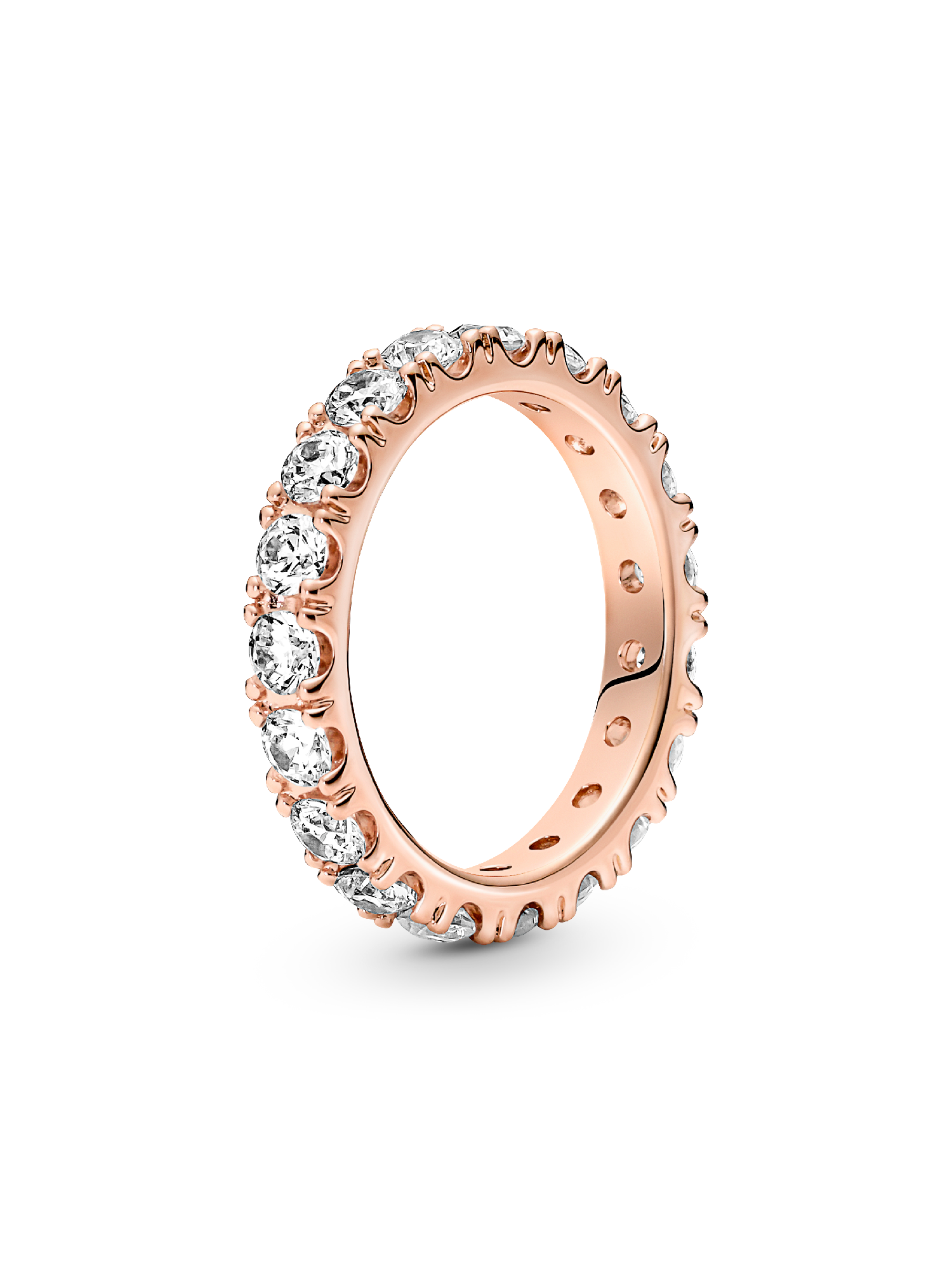 Anel Sparkling Row Eternity