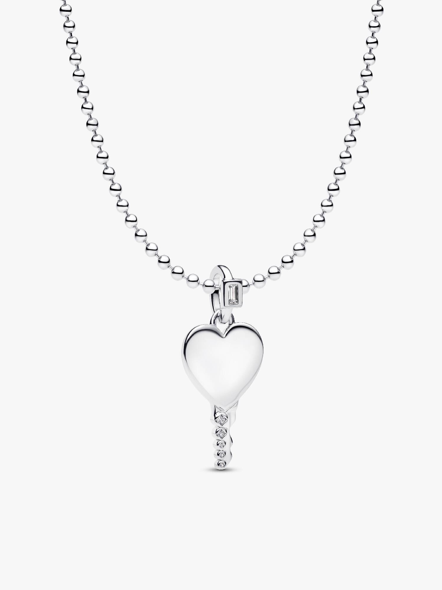 Conjunto Presente Colar Chave Coração Gravável