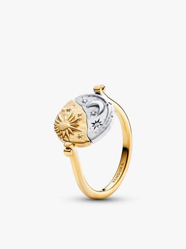 Conjunto de Joalharia Medalhão Sol e Lua