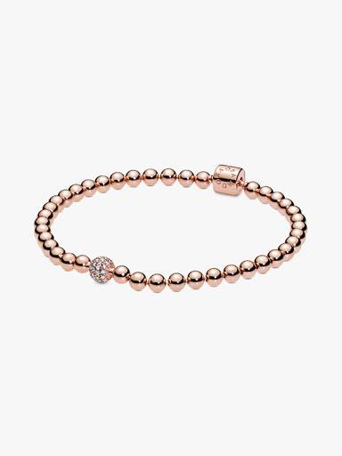 Pulseira Esferas e Pavé