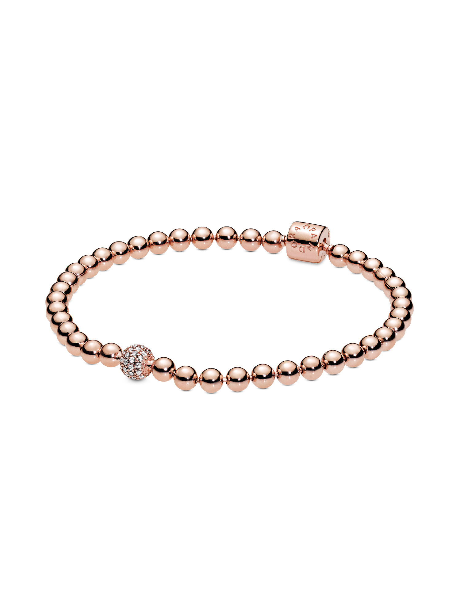 Pulseira Esferas e Pavé