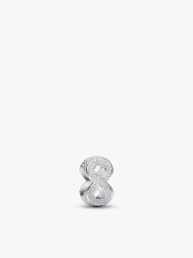 Conjunto Presente Charms Mini Happy Face, Borboleta, Infinito e Lua