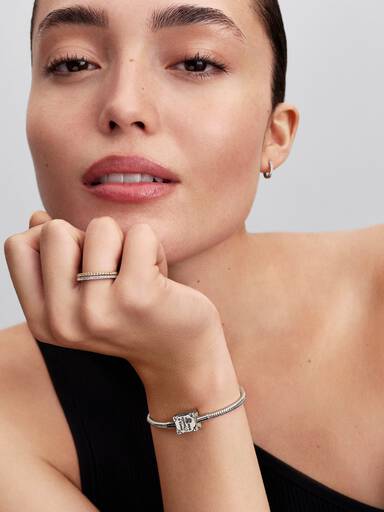 Pulseira Corrente Serpente Conto das Princesas Disney