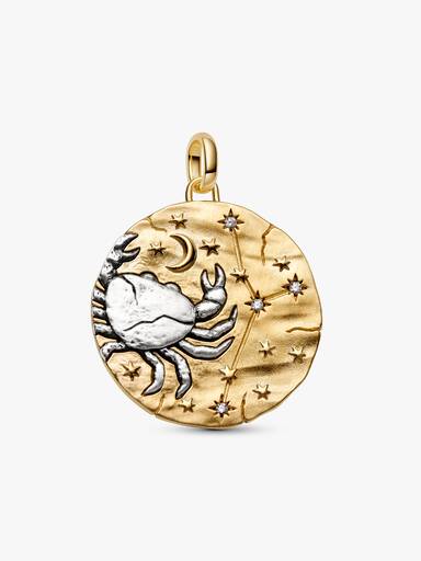 Conta Medalhão Grande Zodíaco Caranguejo