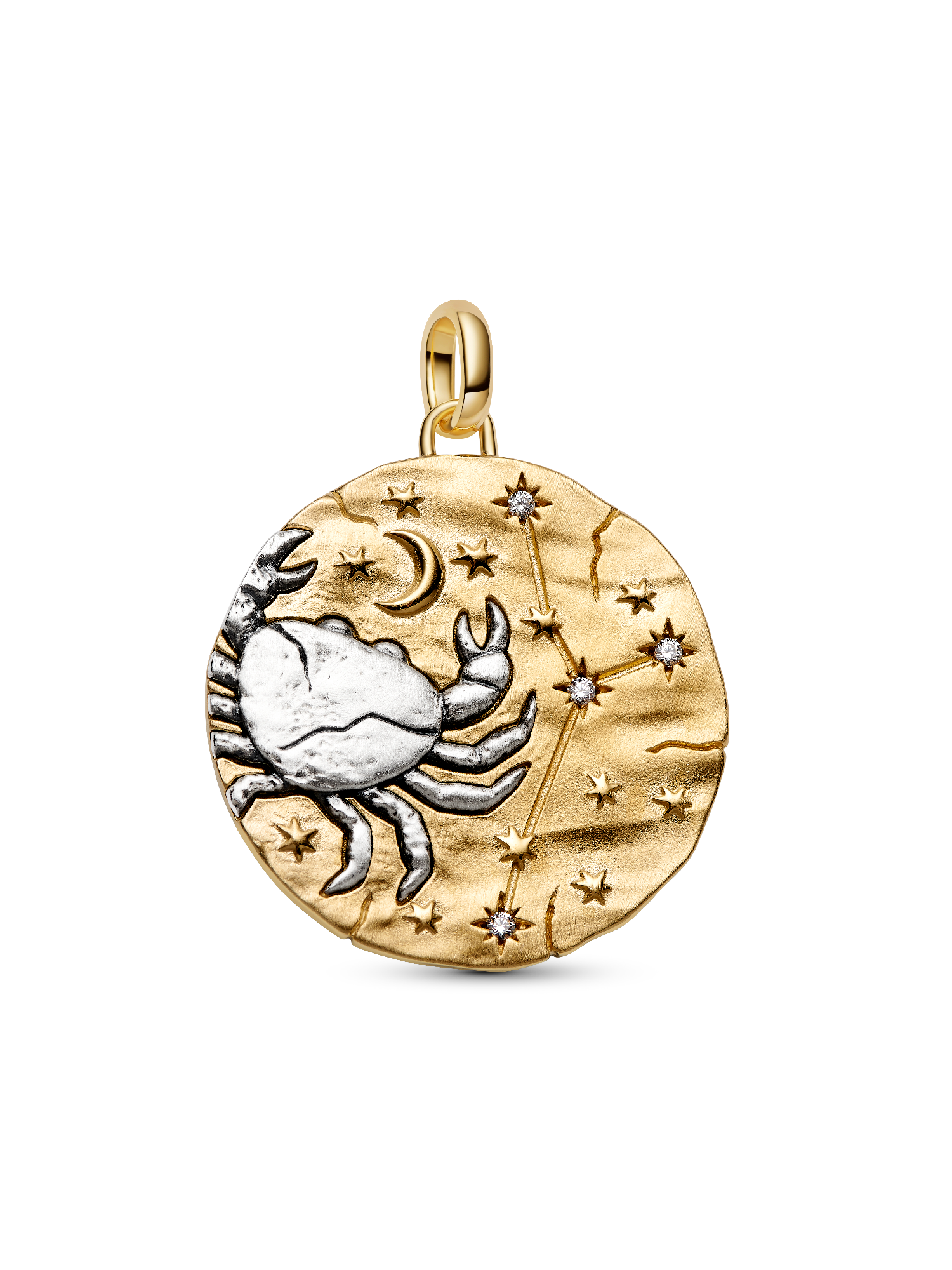 Conta Medalhão XL Zodíaco Caranguejo