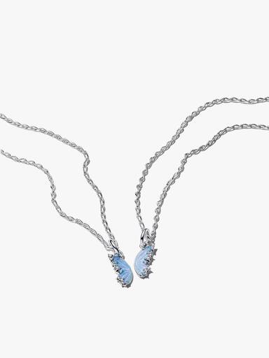 Conjunto de presente Colar Borboleta Divisível