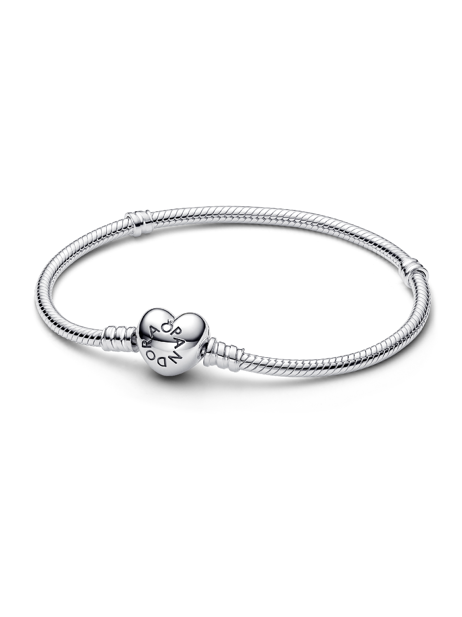 Pulseira Malha Snake e Coração
