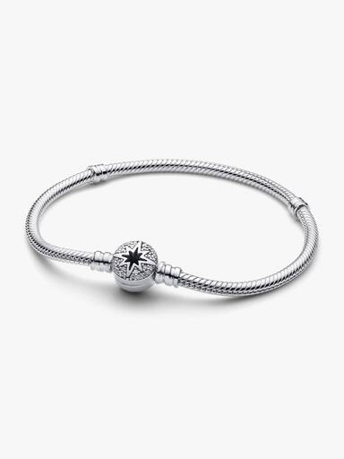 Pulseira Malha Snake Fecho Estrela do Norte