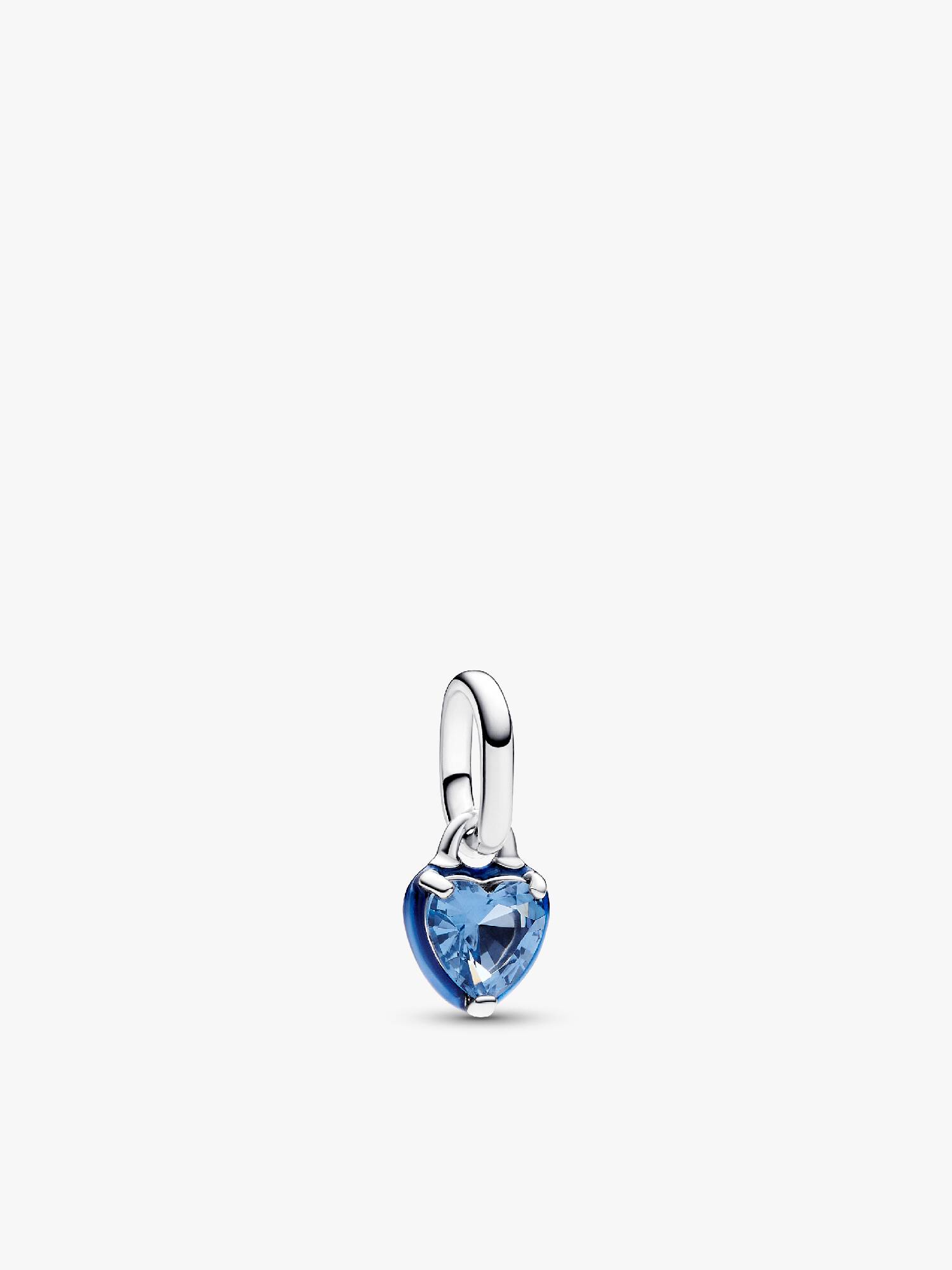 Mini-Conta Pendente Coração Chakra Azul Pandora ME