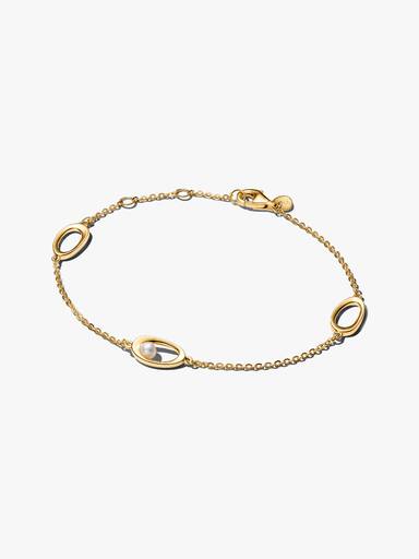 Pulseira Pérola de Cultura e Forma Orgânica Oval