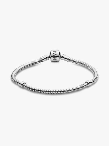 Pulseira Malha Snake Fecho Barril
