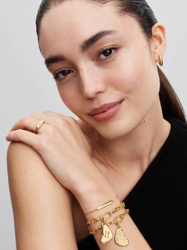 Pulseira de Corrente com Barra Gravável