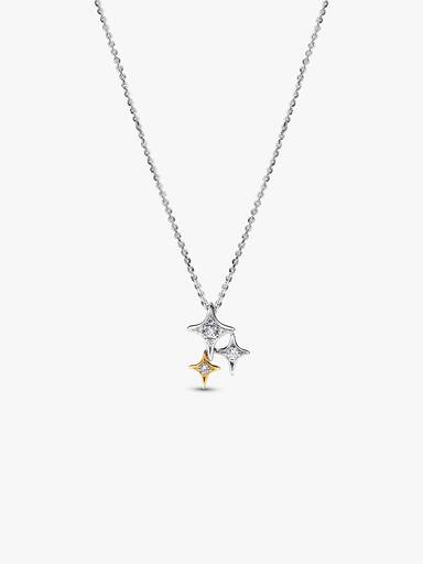 Colar Pendente Estrela Tripla