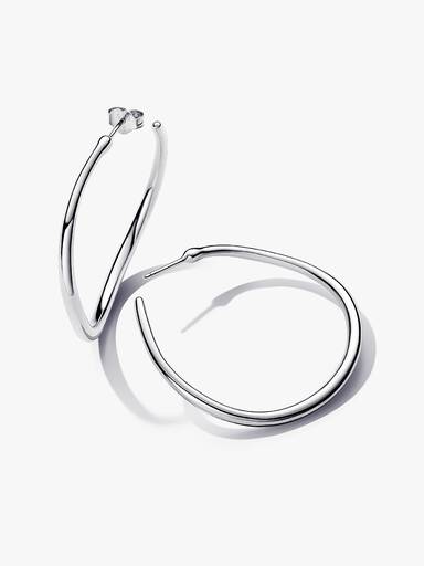 Argolas abertas de 42 mm com design orgânico
