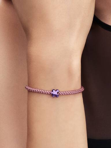 Mini Conta Peça de Puzzle Lilás