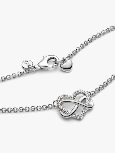 Colar Sparkling Infinity Heart