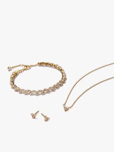Conjunto de Joalharia Pedras Três Corações