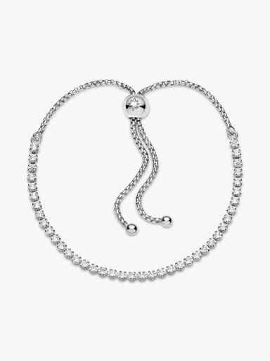 Pulseira Sparkling Strand PANDORA Rose