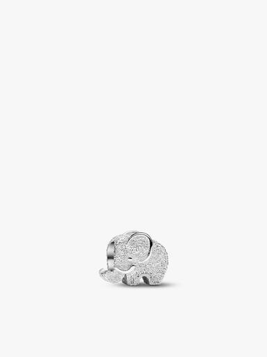 Conjunto Presente Pulseira Dourada com Charms Elefante, Peixe e Trevo