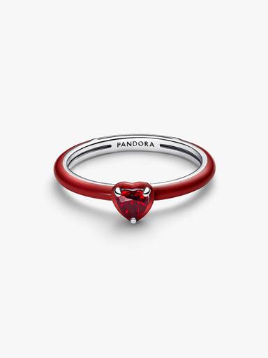 Anel Coração Chakra Vermelho