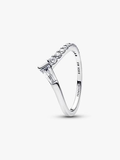 Anel Aro Pavé Baguette Tiara