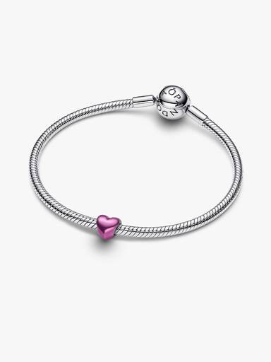 Mini Conta Coração Rosa