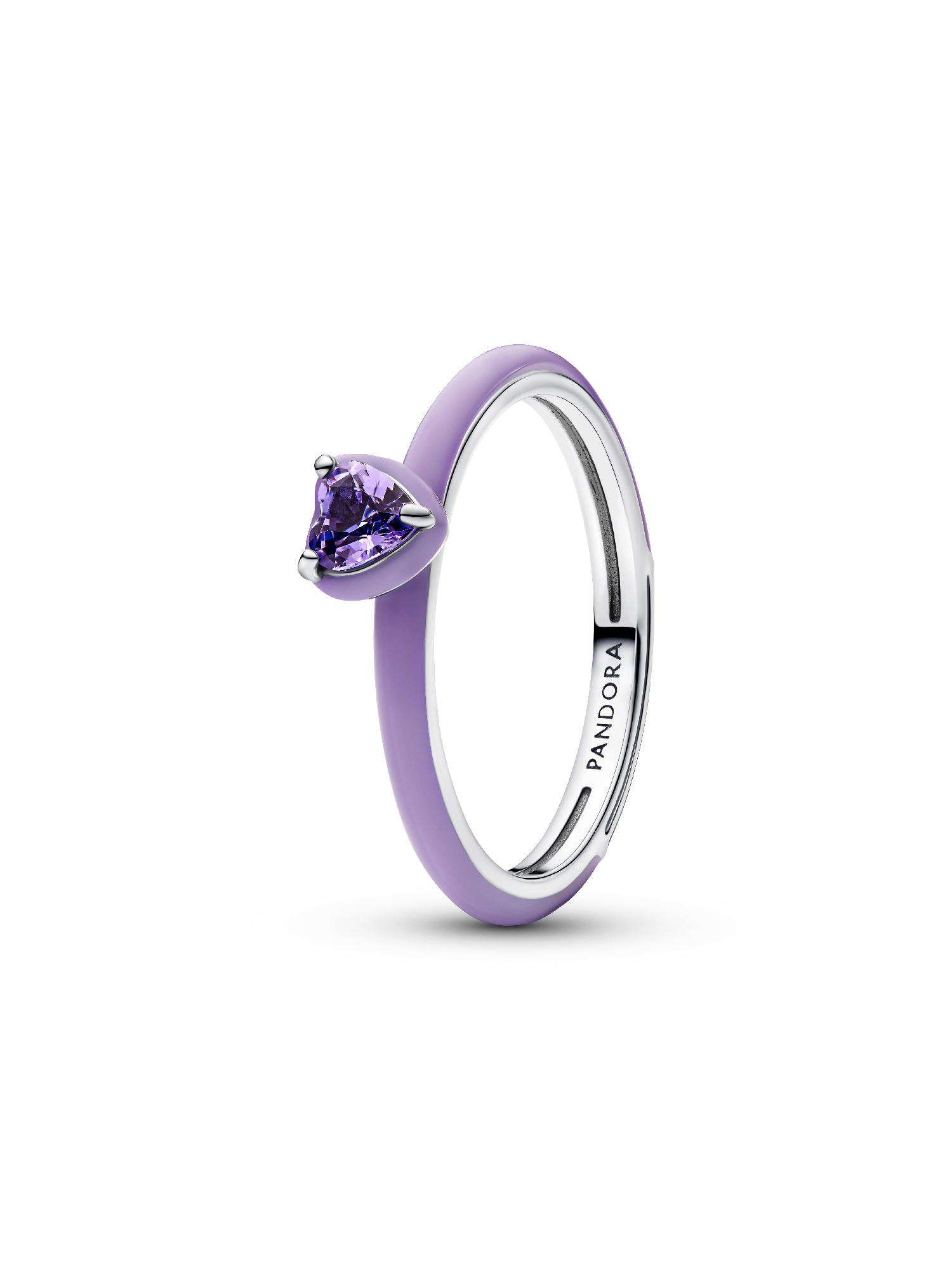 Anel Coração Chakra Lilás