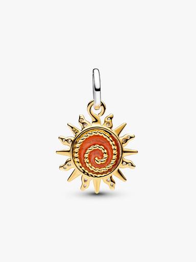 Conta Pendente Dois Tons Sol Rodopiante