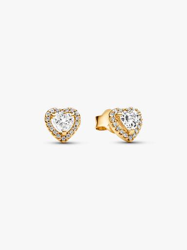 Brincos Sparkling Elevated Heart