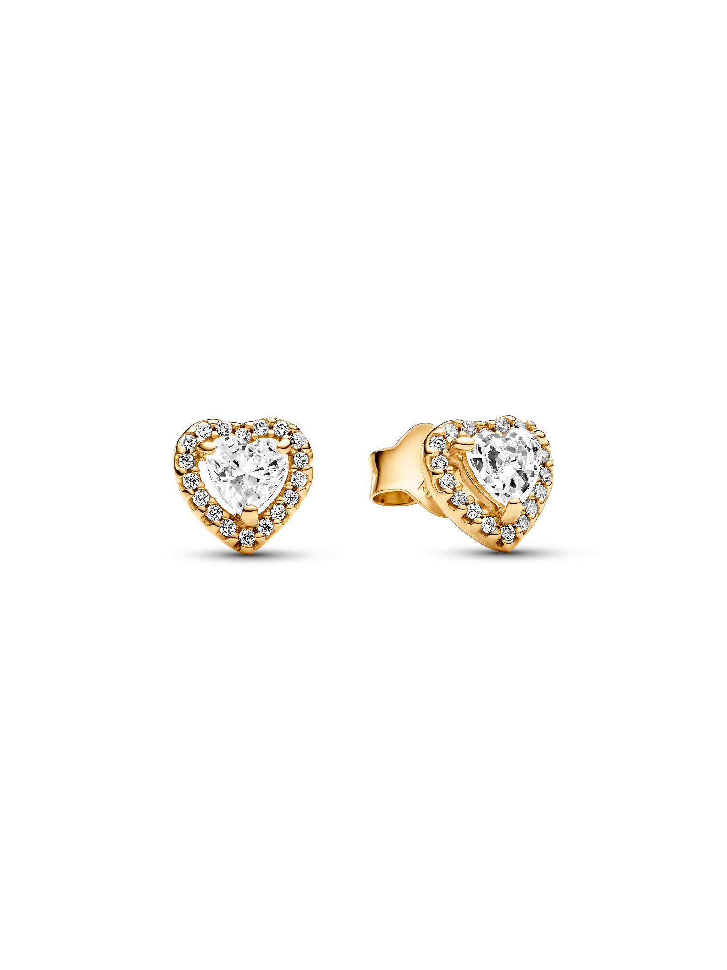 Brincos Sparkling Elevated Heart