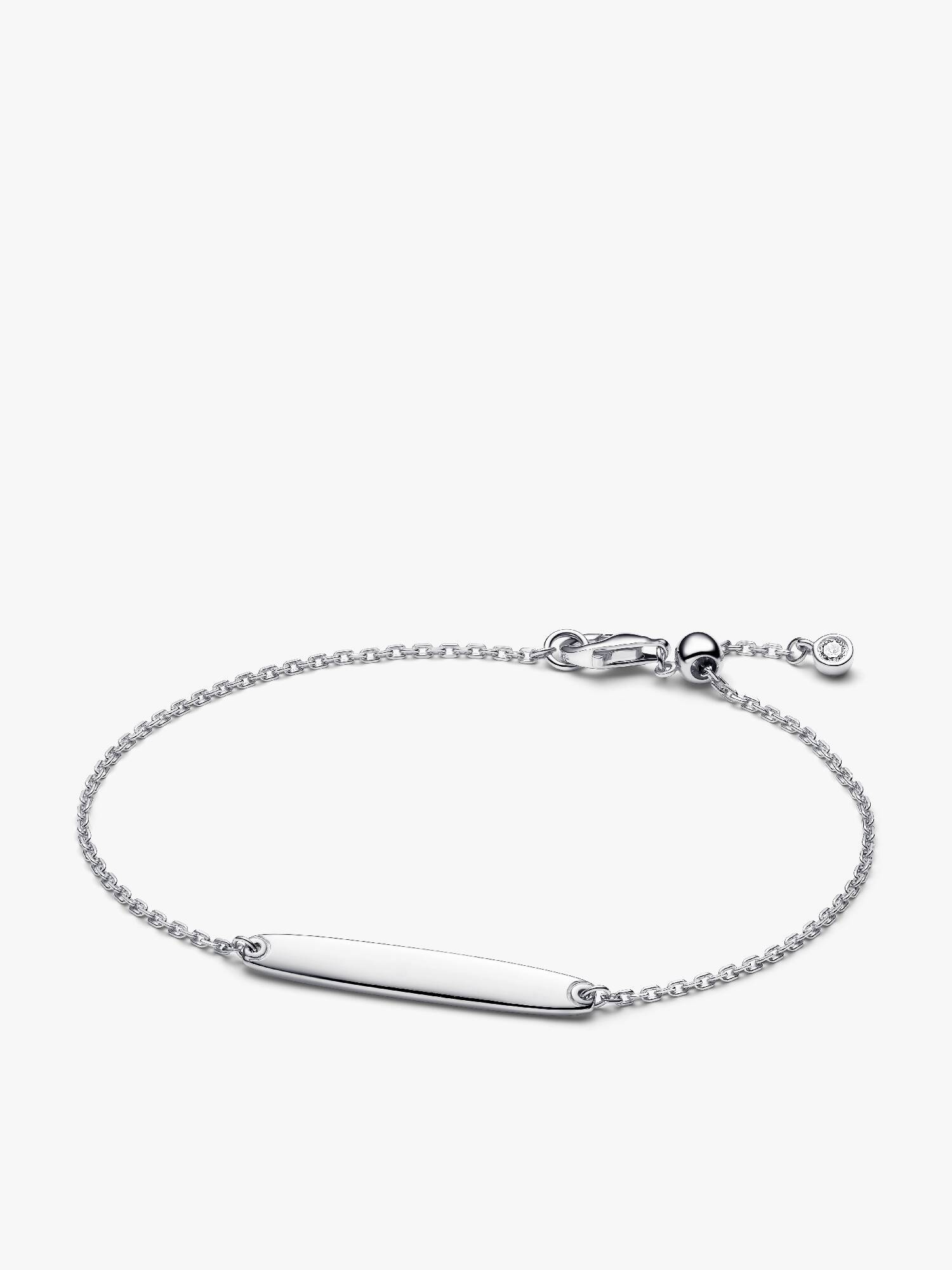 Pulseira de Corrente com Barra Gravável