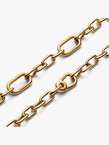 Pulseira de Corrente de Elos Pequenos