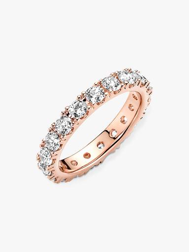 Anel Sparkling Row Eternity