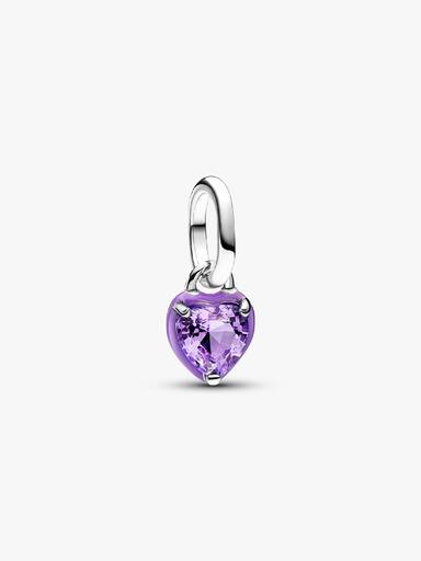 Mini Pendente Pandora ME Chakra Roxo Coração