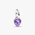 Mini Pendente Pandora ME Chakra Roxo Coração Mini Pendente Pandora ME Chakra Roxo Coração