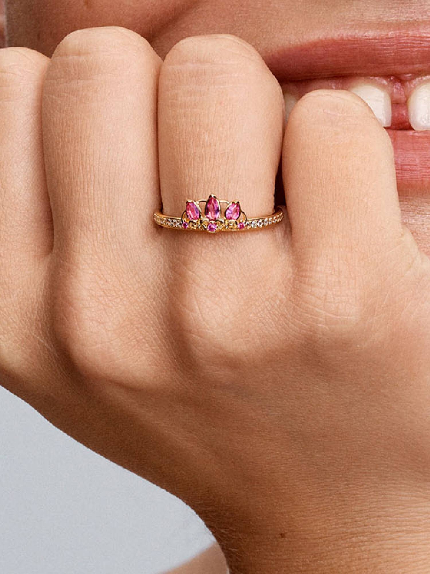 Anel Tiara Rapunzel Princesas Disney