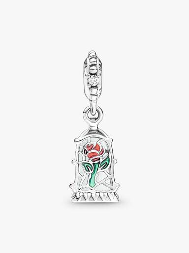 Conta Pendente Enchanted Rose Bela e o Monstro Disney