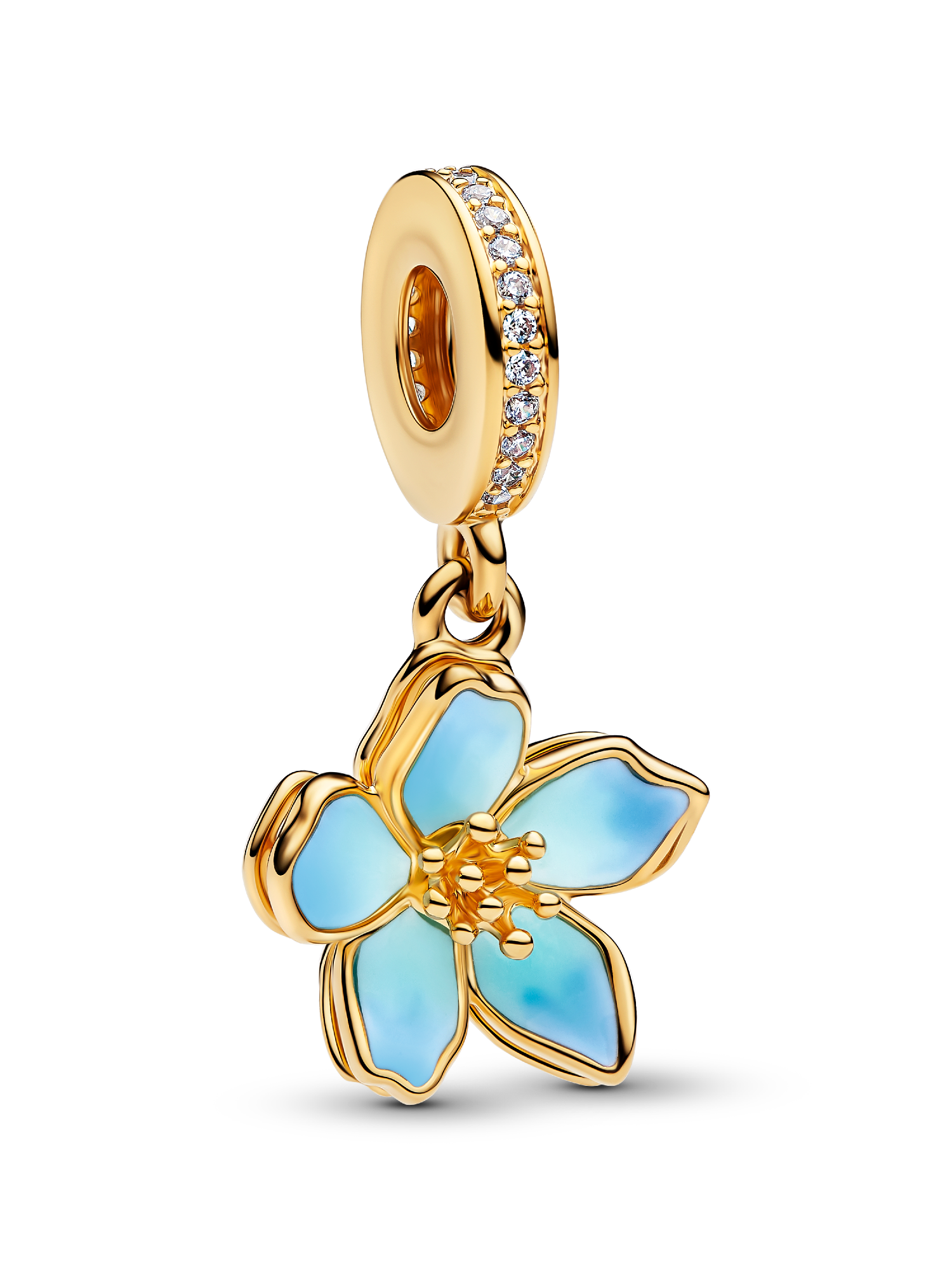 Conta Pendente Flor Dourada