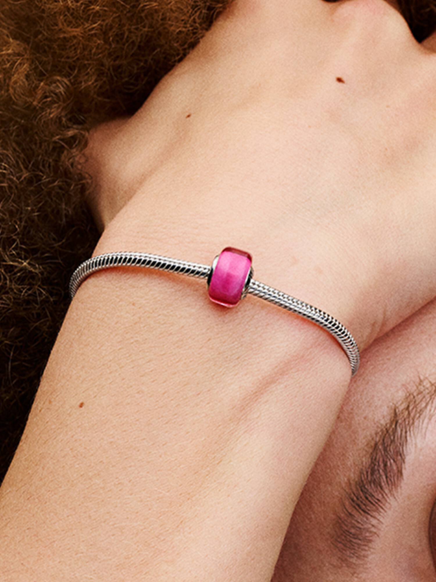 Mini Conta Vidro Murano Rosa