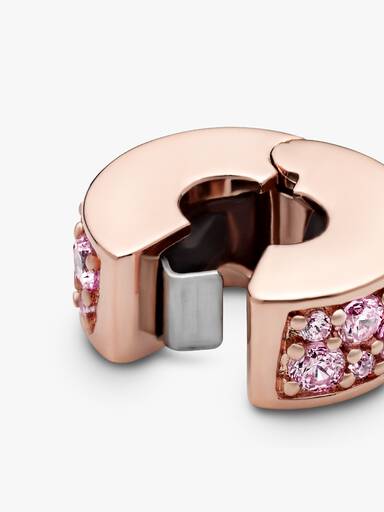 Clip Pavé Rosa