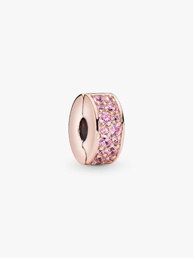 Clip Pavé Rosa