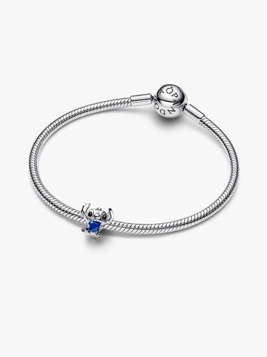 Conta Coração Azul Stitch Disney