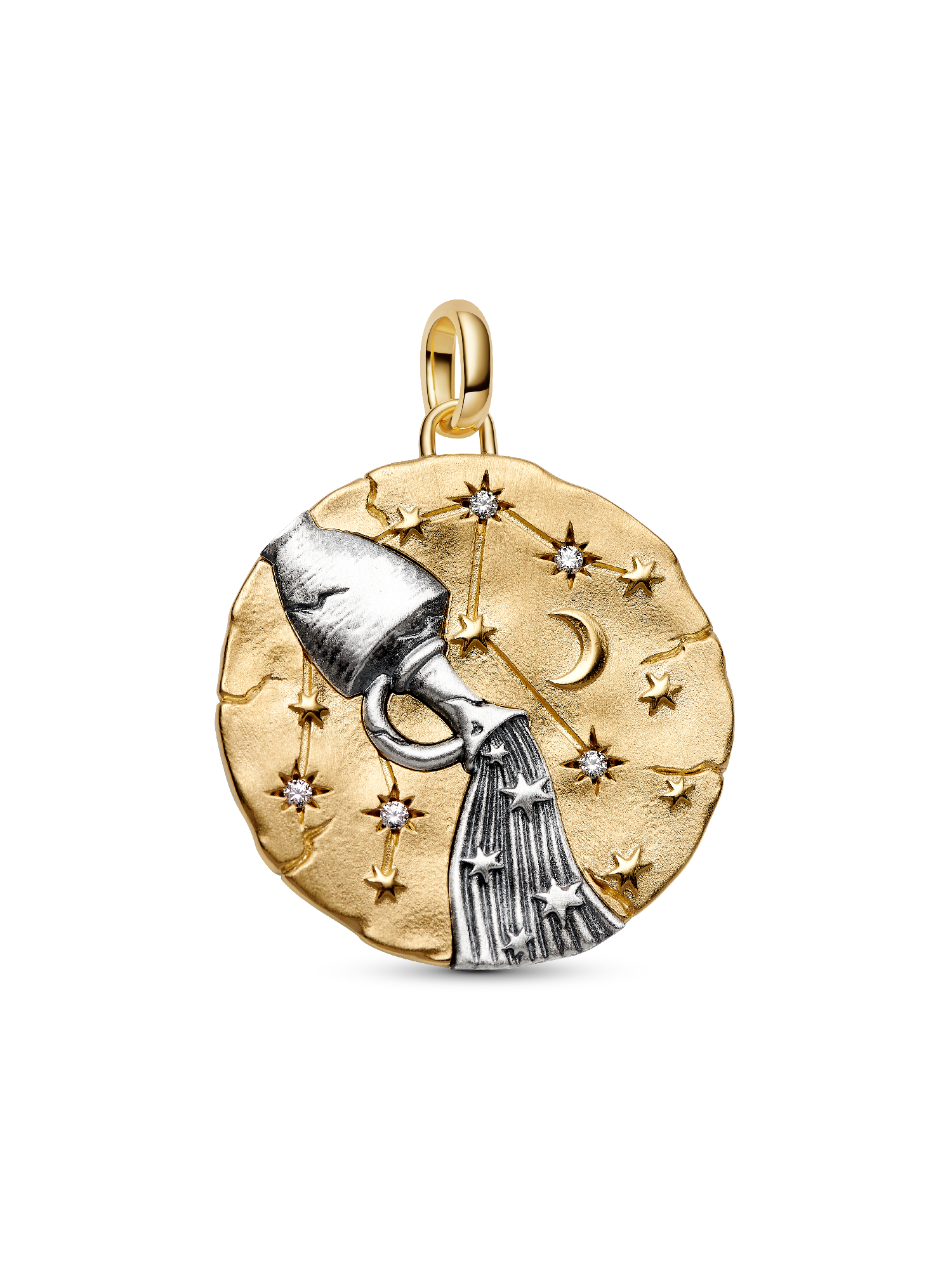 Conta Medalhão XL Zodíaco Aquário