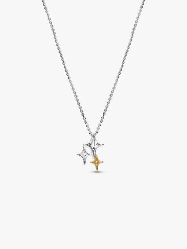 Colar Pendente Estrela Tripla