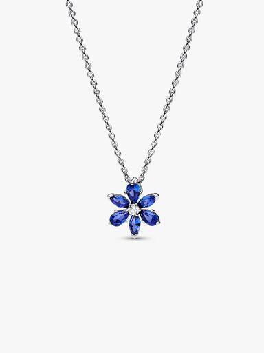 Colar Pendente Herbário Azul